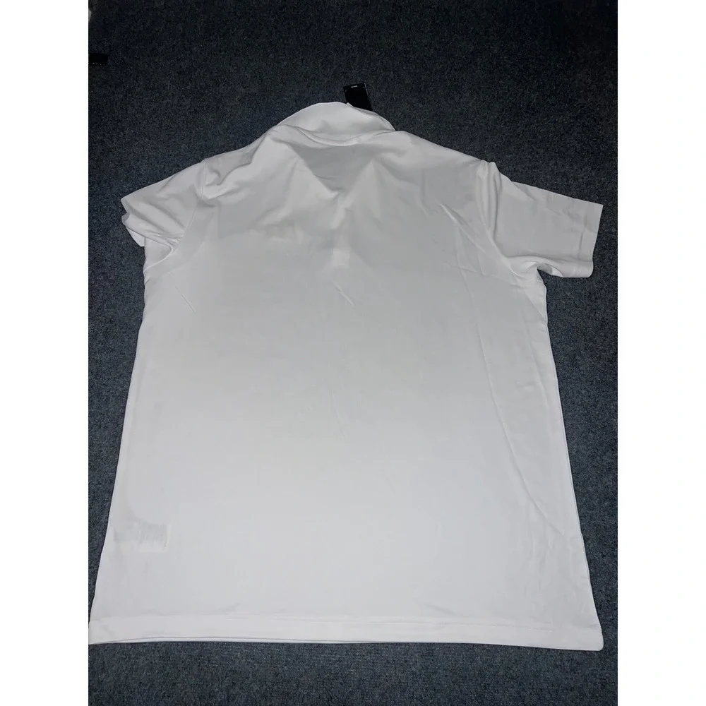 Adidas Adi Perf Polo Mens XL White The Pro Embroidered Golf Shirt IU4441
